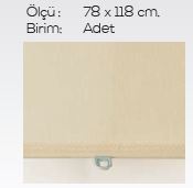 Çatı Penceresi Perdesi 78 x 118